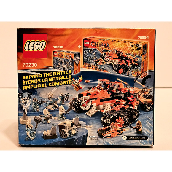 ICE BEAR TRIBE PACK Lego LEGENDS OF CHIMA Set #70230 NEW Sealed RETIRED Unopened - Picture 3 of 7